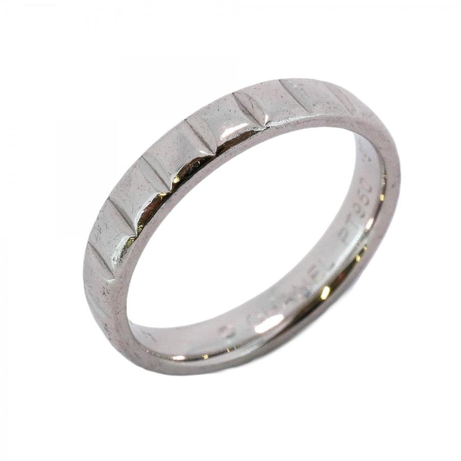 CHANEL 【5jeb0329】シャネル リング ショコラ Pt950 プラチナ ＃53  