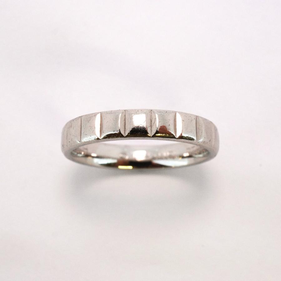 CHANEL 【5jeb0329】シャネル リング ショコラ Pt950 プラチナ ＃53  