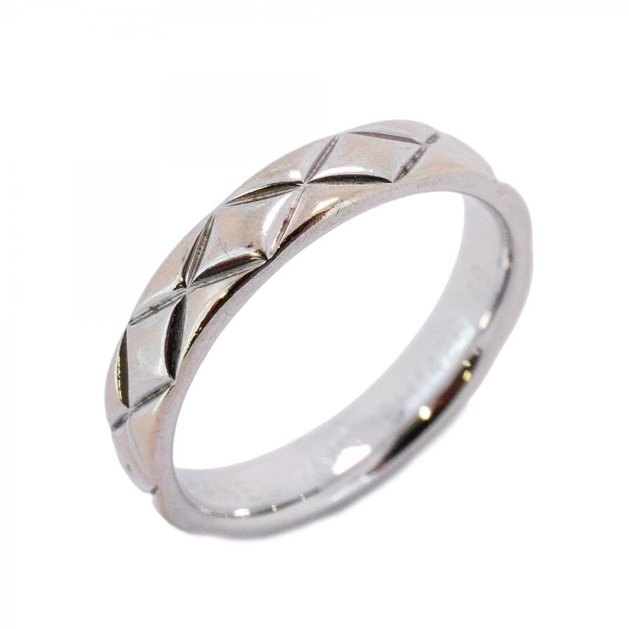 CHANEL 【5jeb0348】シャネル リング ココクラッシュ K18WG ホワイト  