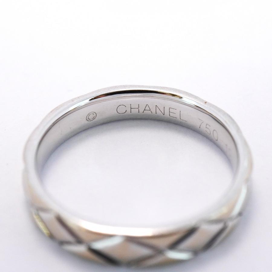 CHANEL 【5jeb0348】シャネル リング ココクラッシュ K18WG ホワイト  