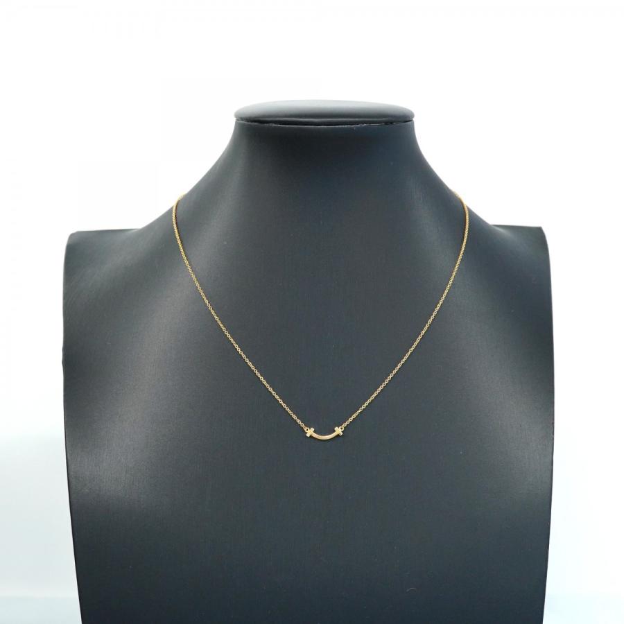 TIFFANY&Co. 【5jeb0356】ティファニー ネックレス Tスマイル ミニ  