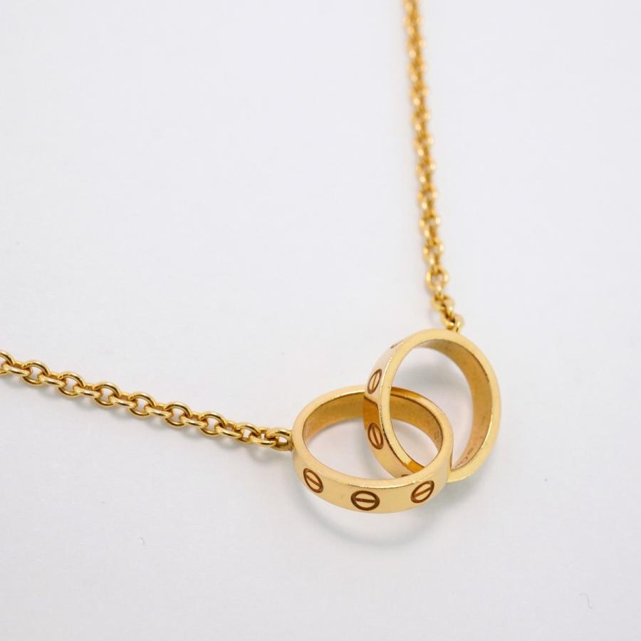 Cartier 【5jeb0357】カルティエ ネックレス ベビーラブ K18YG  