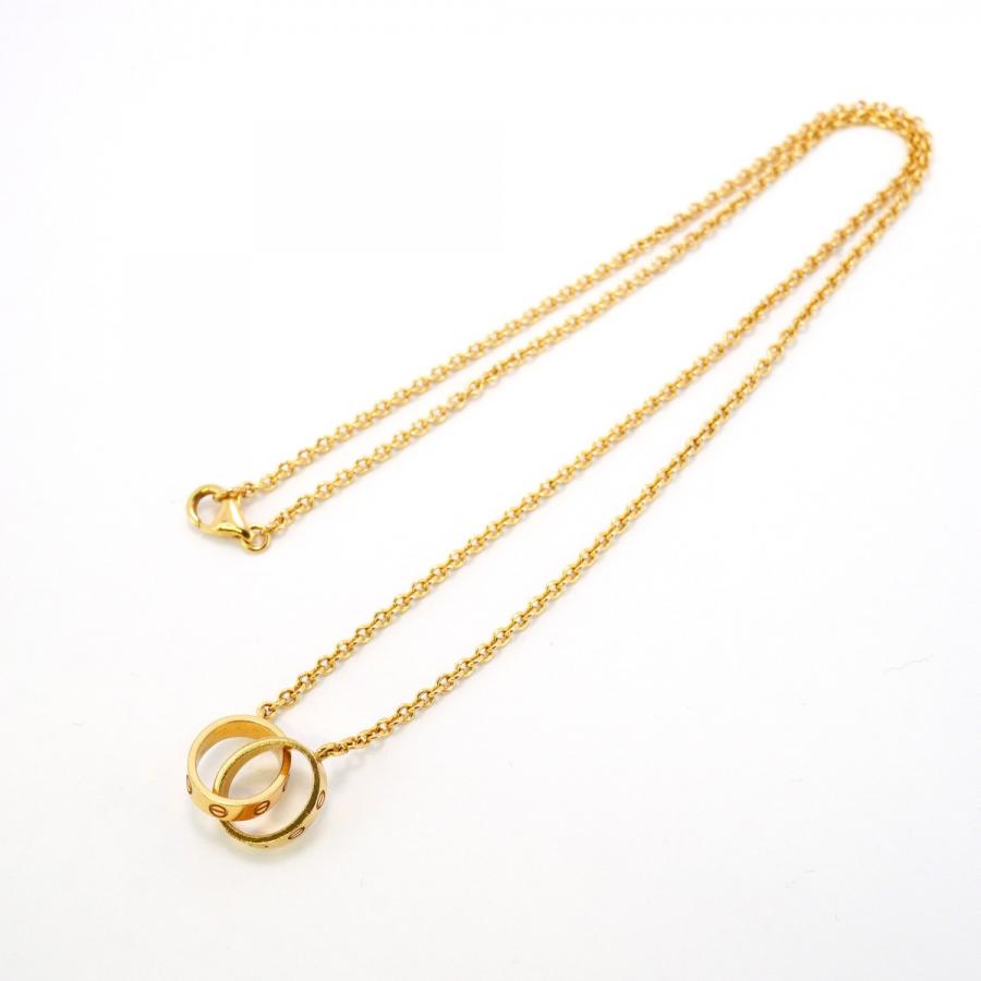 Cartier 【5jeb0357】カルティエ ネックレス ベビーラブ K18YG  