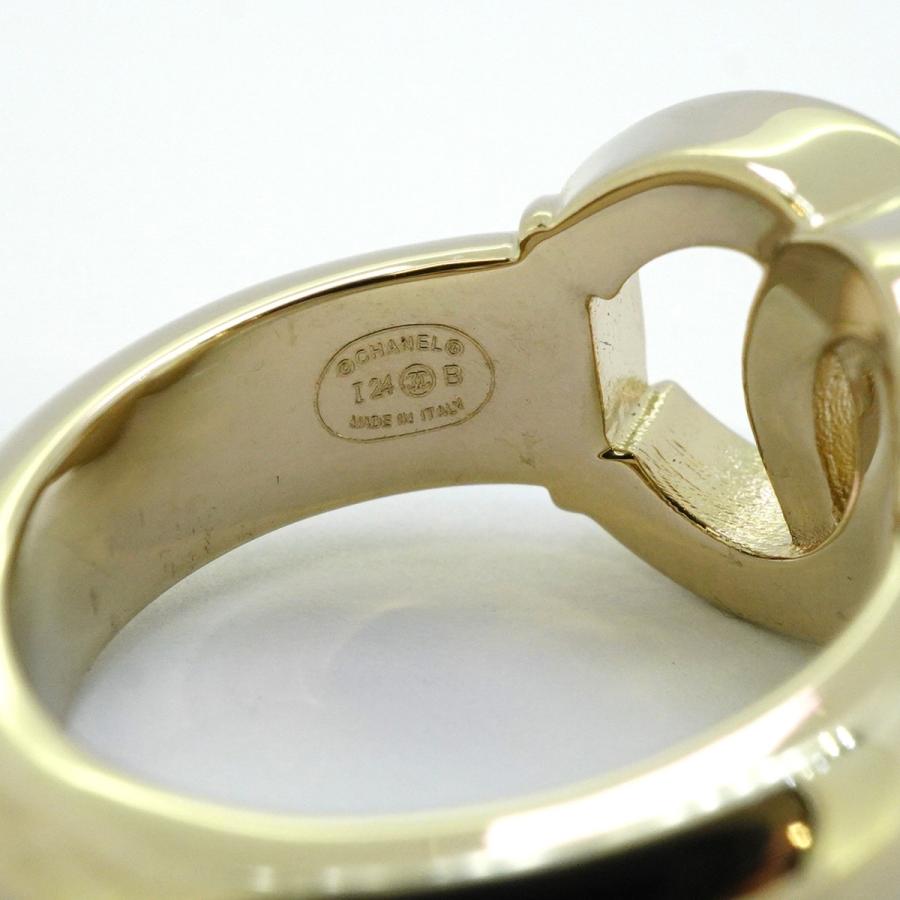 CHANEL 【5jeb0366】シャネル リング ココマーク GPメッキ シャンパン  