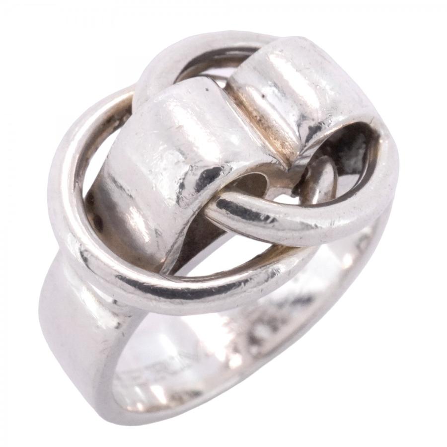 HERMES 【5jeb0393】エルメス リング ドゥザノー シルバー925 ＃50  