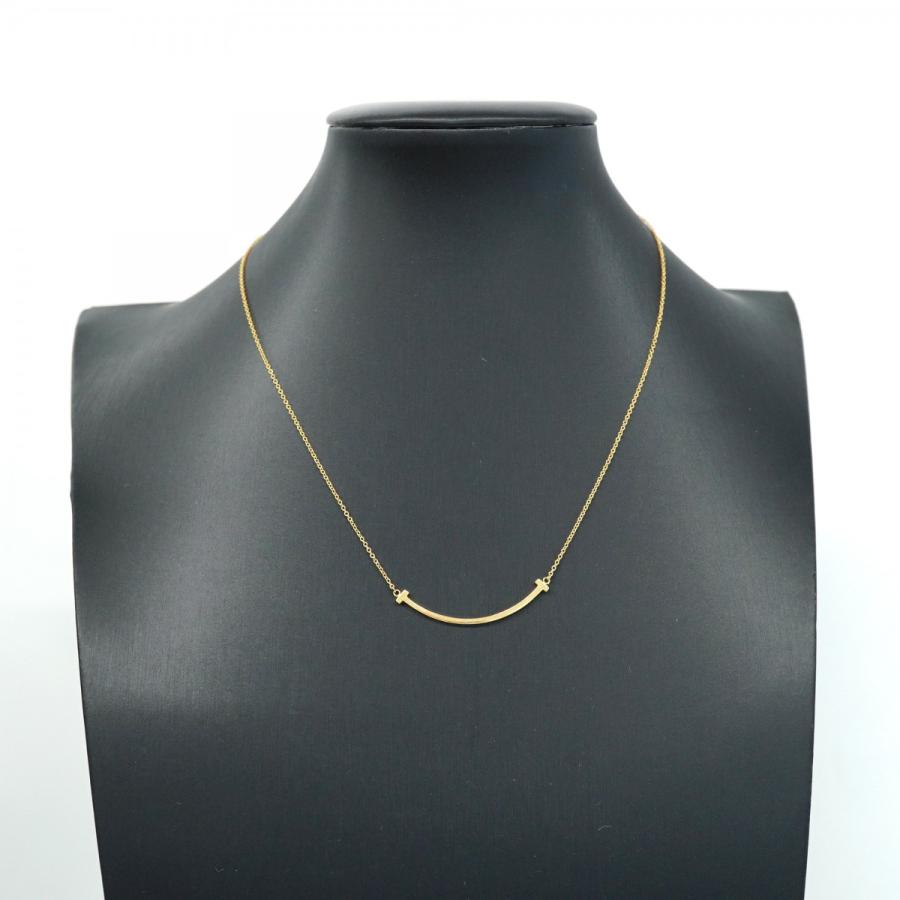 TIFFANY&Co. 【5jeb0412】ティファニー ネックレス Tスマイル スモール  