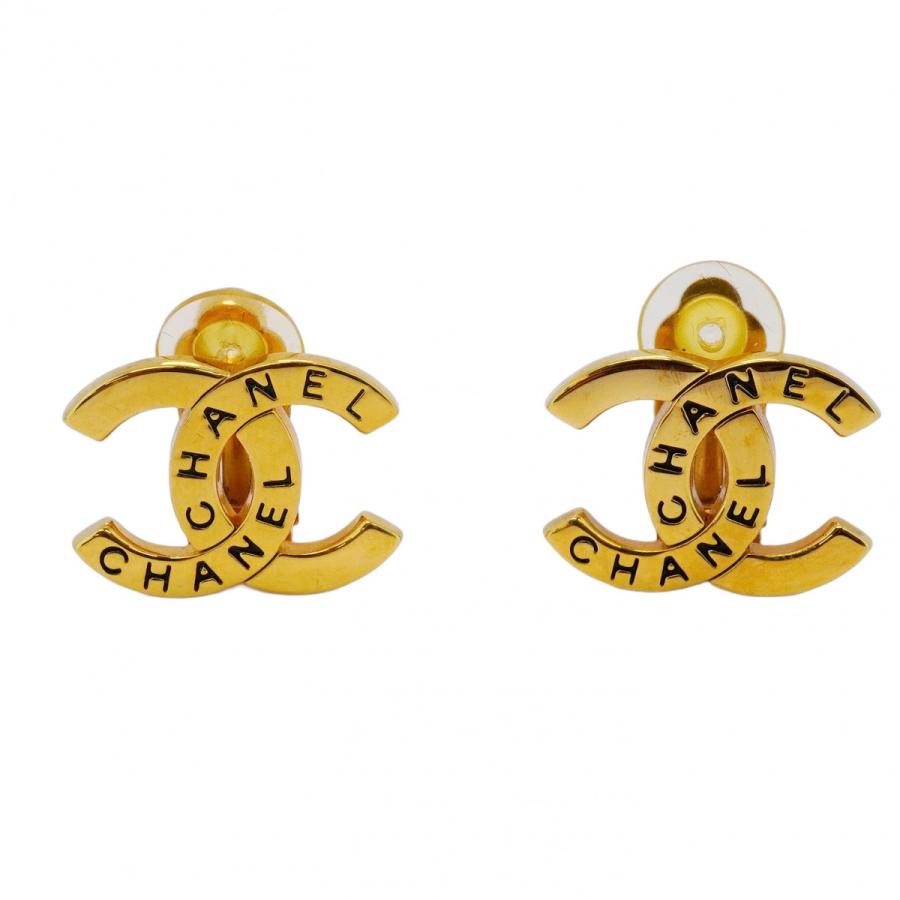 CHANEL 【5jeb0421】シャネル イヤリング ヴィンテージ ココマーク  