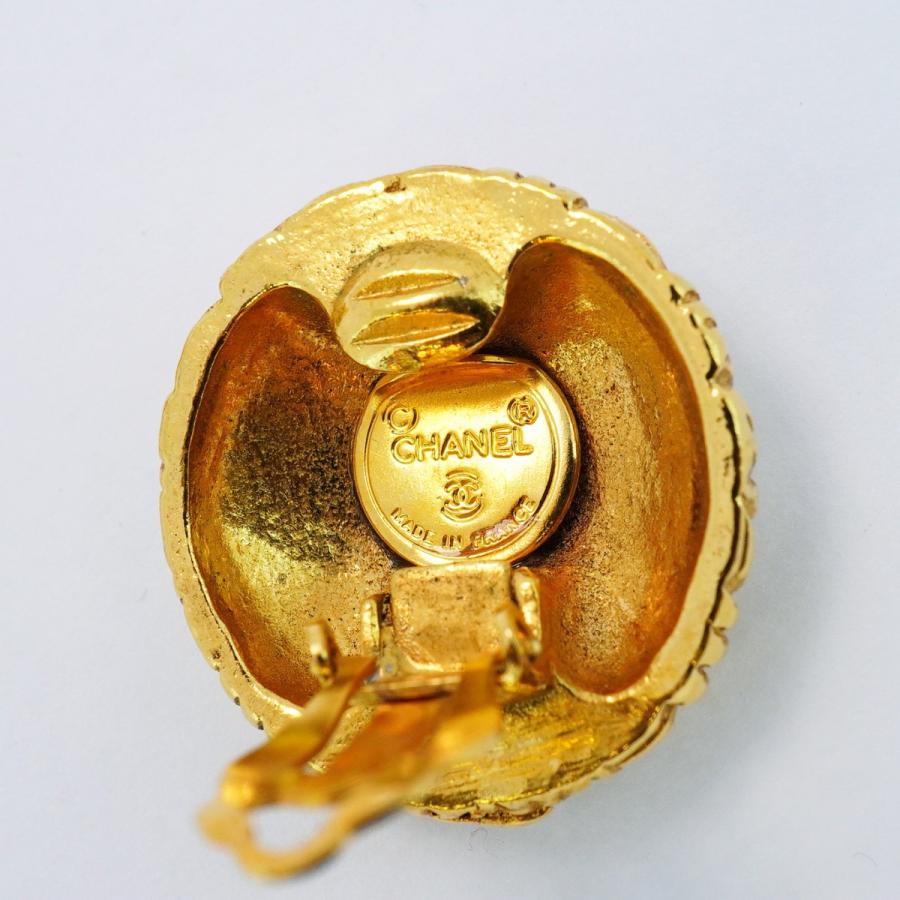 CHANEL 【5jeb0432】シャネル イヤリング ヴィンテージ ココマーク 丸  