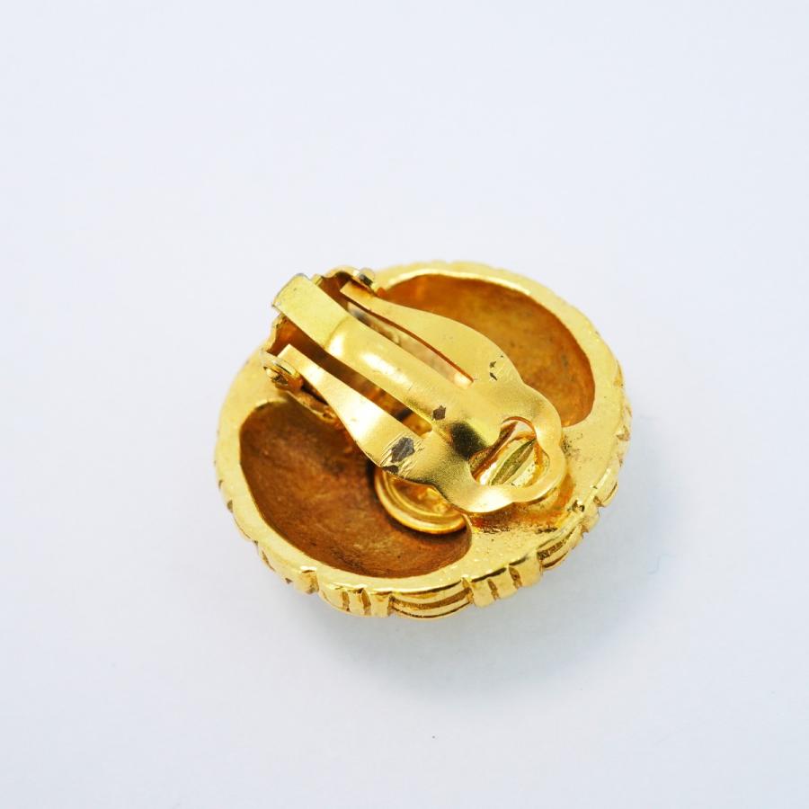 CHANEL 【5jeb0432】シャネル イヤリング ヴィンテージ ココマーク 丸  