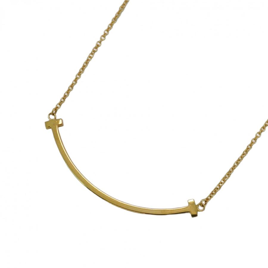 TIFFANY&Co. 【5jeb0435】ティファニー ネックレス Tスマイル スモール  