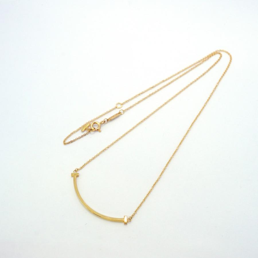 TIFFANY&Co. 【5jeb0435】ティファニー ネックレス Tスマイル スモール  