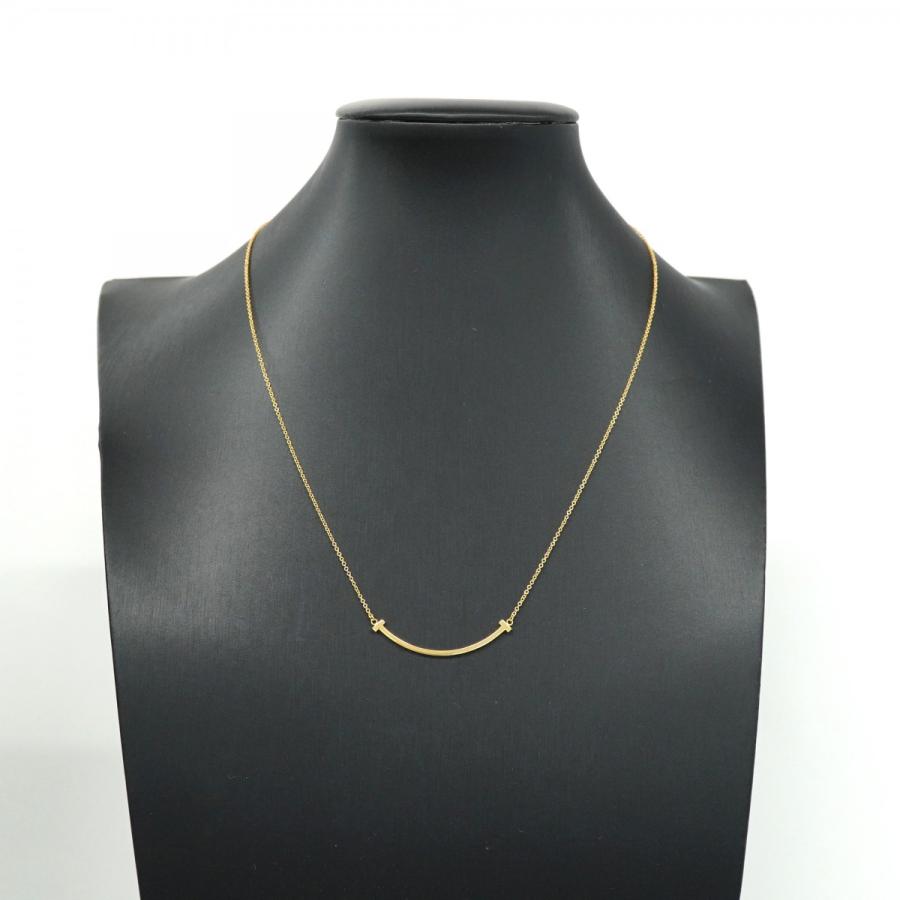 TIFFANY&Co. 【5jeb0435】ティファニー ネックレス Tスマイル スモール  