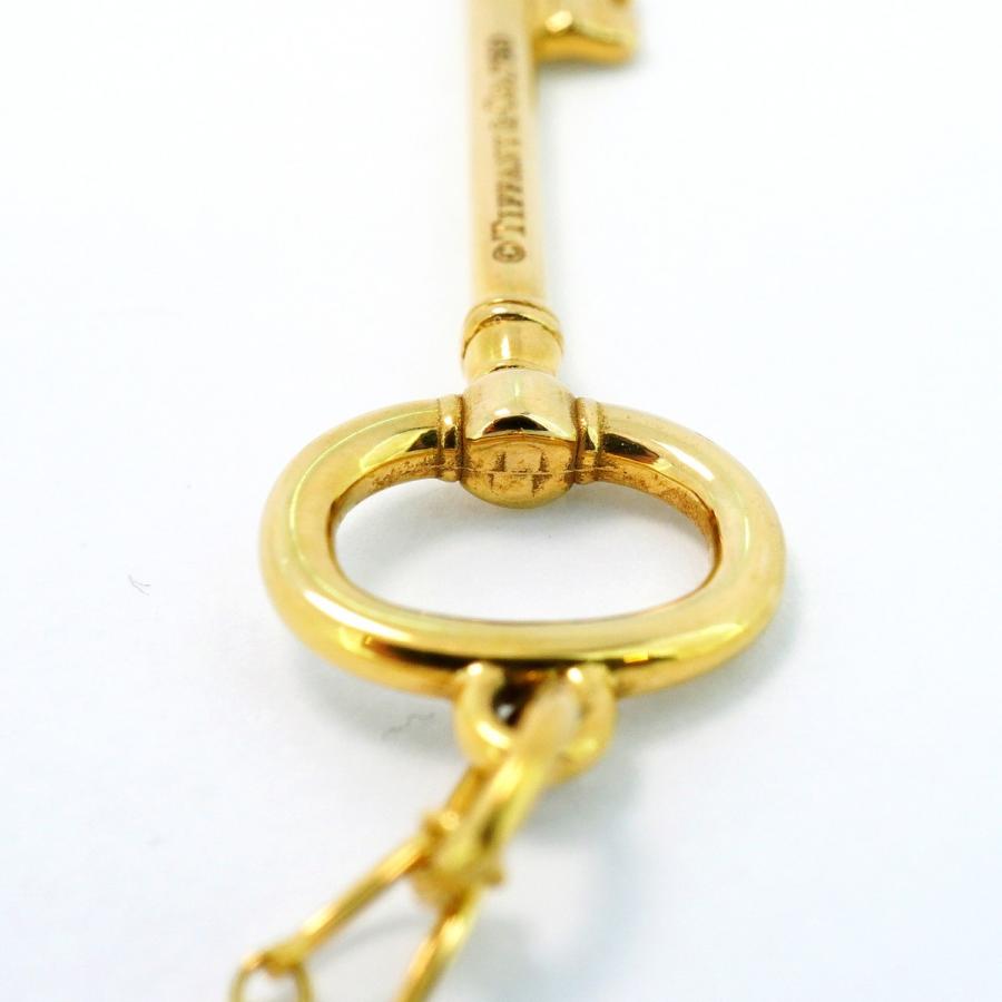 TIFFANY&Co. 【5jeb0450】ティファニー ネックレス オーバルキー K18YG  