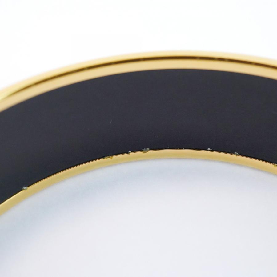 HERMES 【5jeb0455】エルメス バングル エマイユGM GPメッキ 七宝焼き  