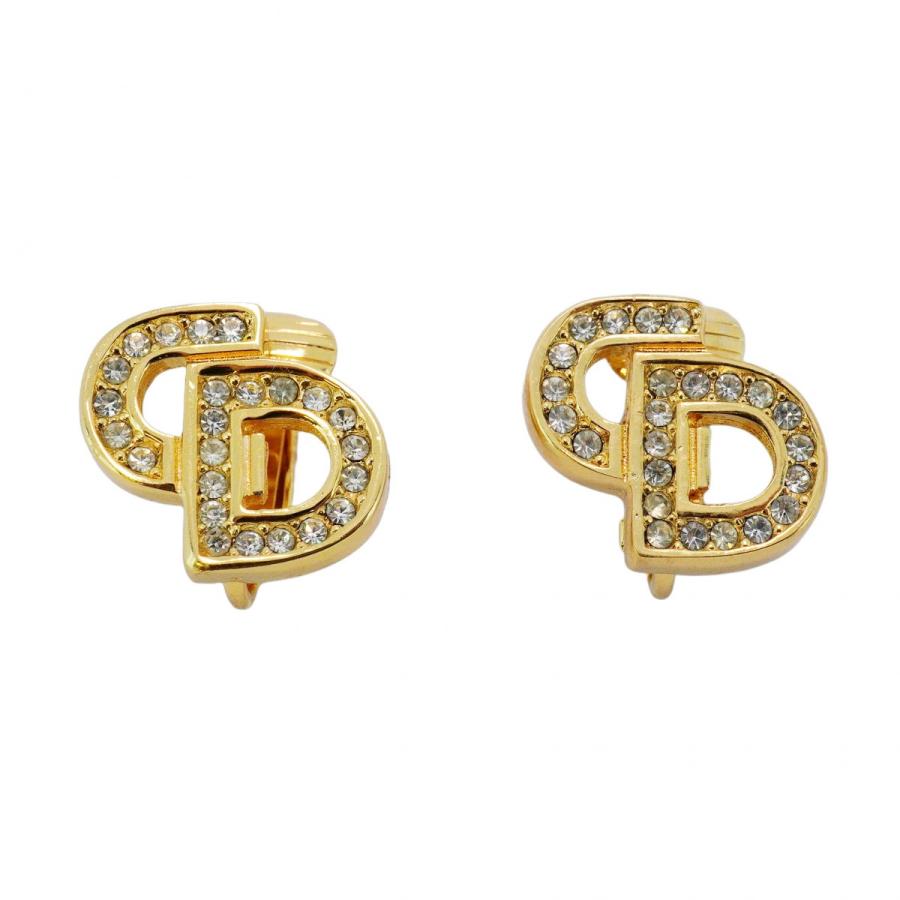 Christian Dior 【5jeb0462】クリスチャンディオール イヤリング CD  