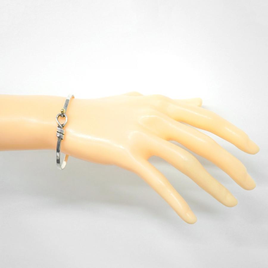 TIFFANY&Co. 【5jeb0540】ティファニー バングル フック＆アイ K18YG  