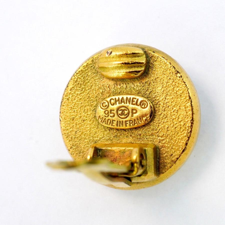 CHANEL 【5jeb0584】シャネル イヤリング ヴィンテージ シャネルロゴ  