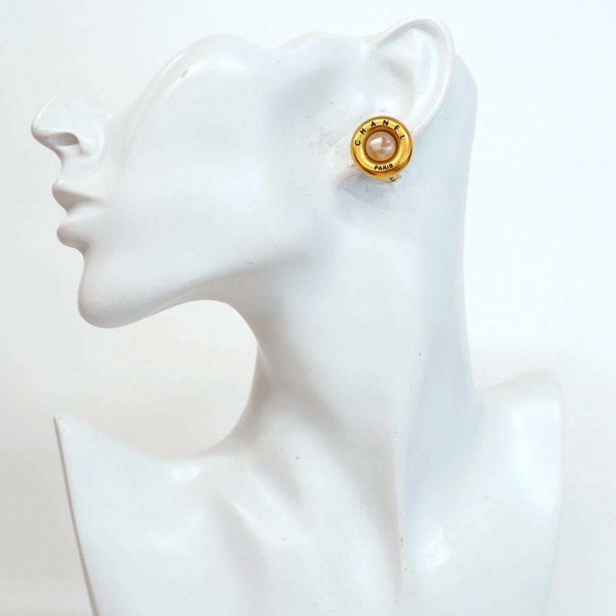 CHANEL 【5jeb0584】シャネル イヤリング ヴィンテージ シャネルロゴ  