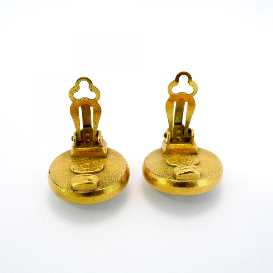 CHANEL 【5jeb0584】シャネル イヤリング ヴィンテージ シャネルロゴ  