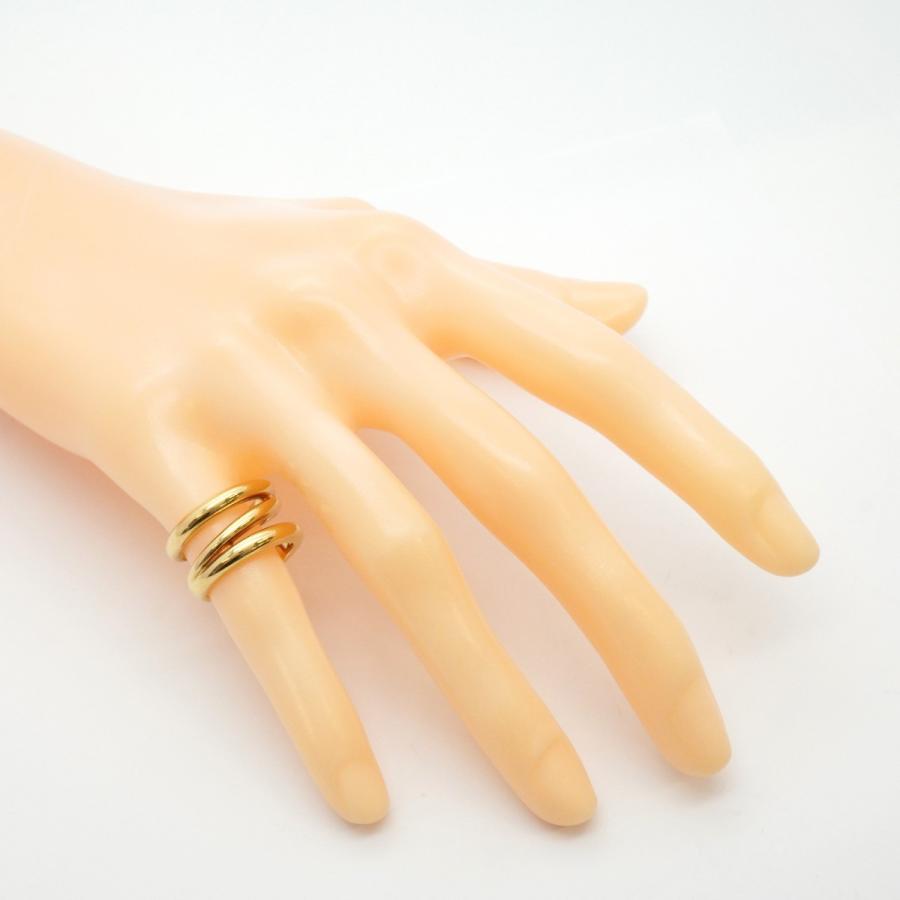 TIFFANY&Co. 【5jeb0586】ティファニー リング ダイアゴナル K18YG  