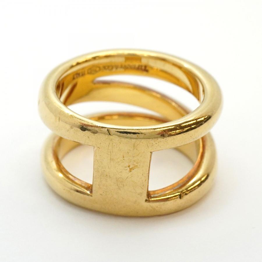 TIFFANY&Co. 【5jeb0586】ティファニー リング ダイアゴナル K18YG  