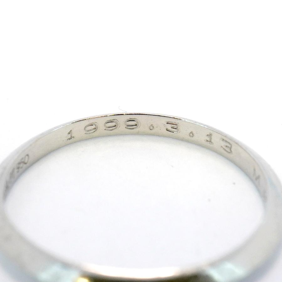 TIFFANY&Co. 【5jeb0596】ティファニー リング ナイフエッジ Pt950  