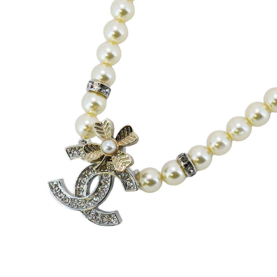 CHANEL 【5jeb0601】シャネル ネックレス ココマーク クローバー GP  