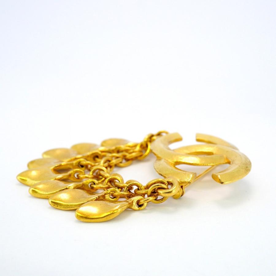 CHANEL 【5jeb0602】シャネル ブローチ ヴィンテージ ココマーク GP  