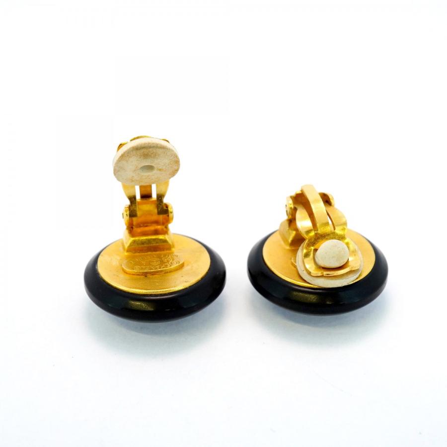 CHANEL 【5jeb0604】シャネル イヤリング ヴィンテージ ココマーク 丸  