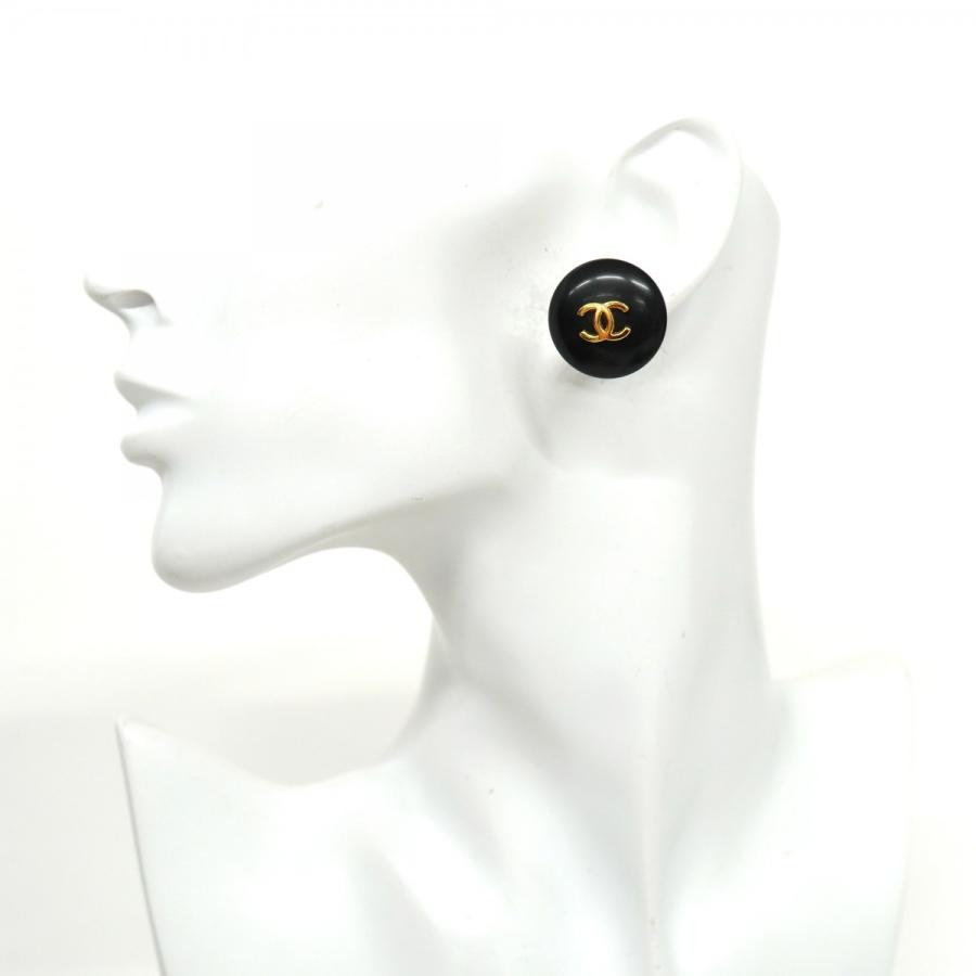 CHANEL 【5jeb0604】シャネル イヤリング ヴィンテージ ココマーク 丸  
