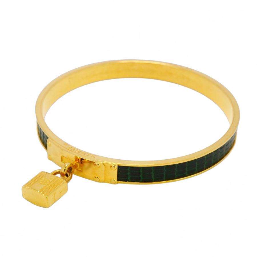 HERMES 【5jeb0610】エルメス バングル ケリーバングル GPメッキ  