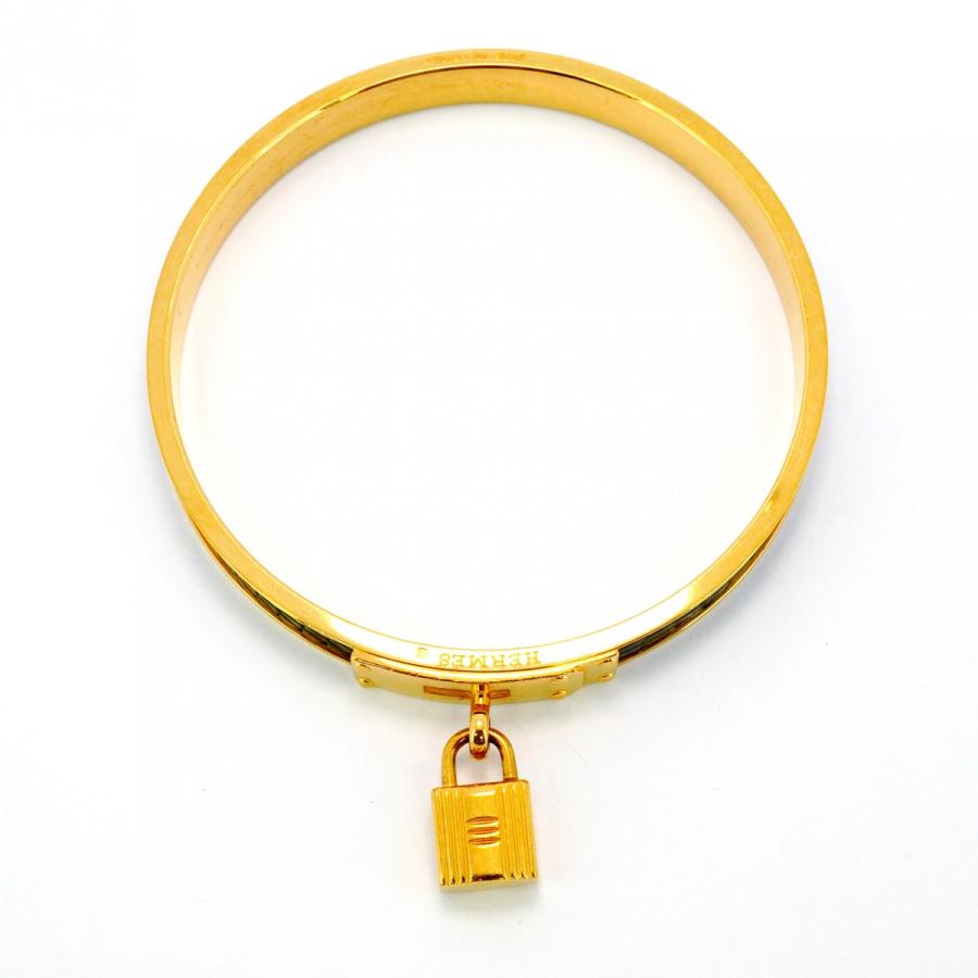 HERMES 【5jeb0610】エルメス バングル ケリーバングル GPメッキ  