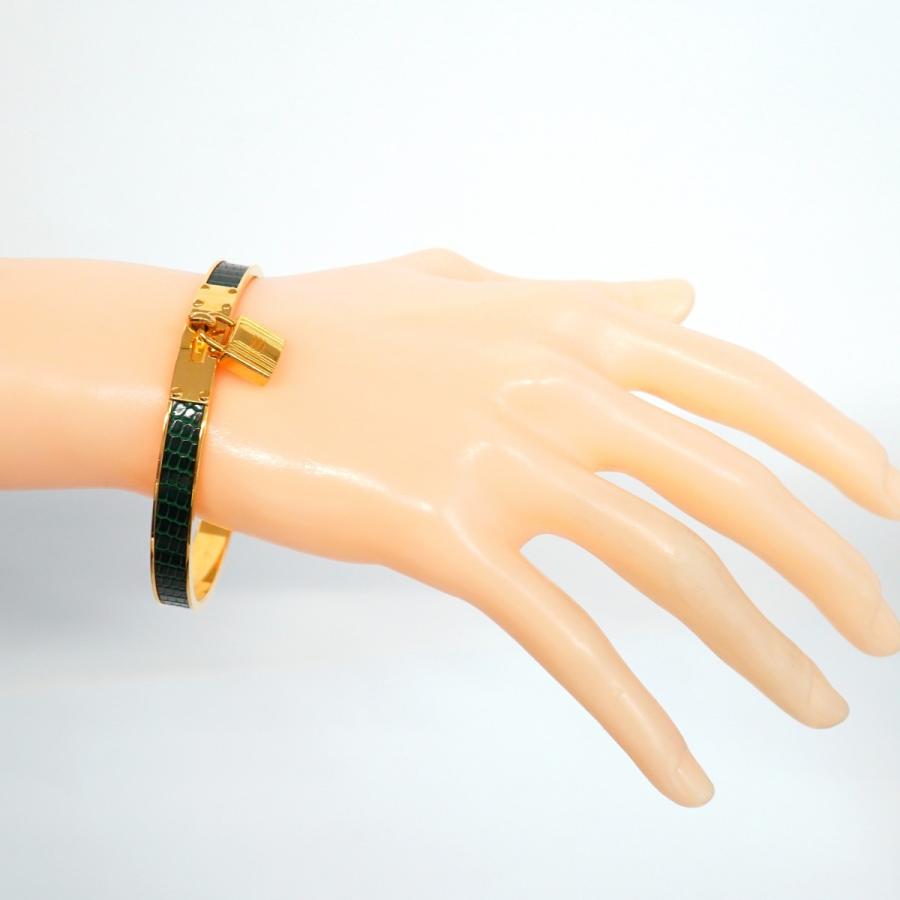 HERMES 【5jeb0610】エルメス バングル ケリーバングル GPメッキ  