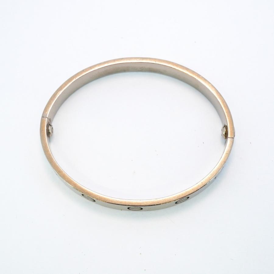 Cartier 【5jeb0623】カルティエ バングル ラブブレス K18WG ホワイト  