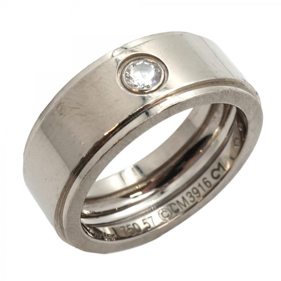 Cartier 【5jeb0632】カルティエ リング フォーチュン 1PD K18WG  
