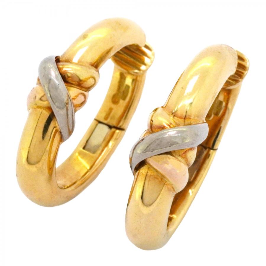 Cartier 【5jeb0668】カルティエ イヤリング スリーカラー K18YG  