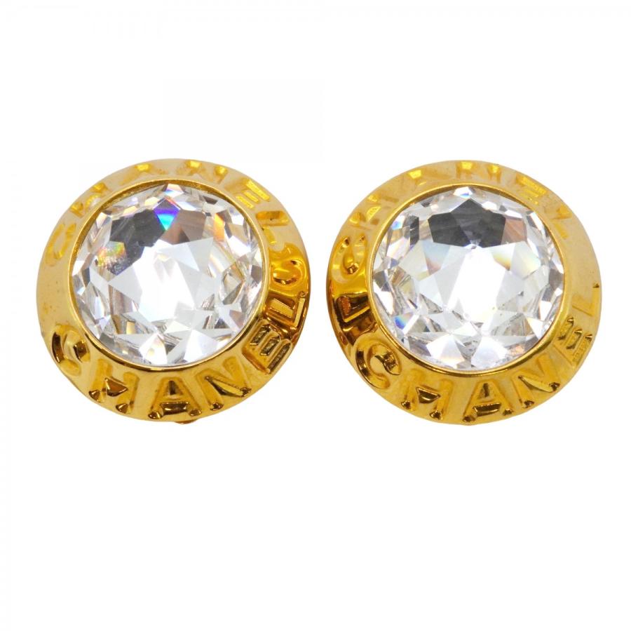 CHANEL 【5jeb0672】シャネル イヤリング ヴィンテージ シャネルロゴ  