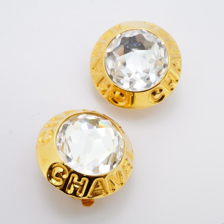 CHANEL 【5jeb0672】シャネル イヤリング ヴィンテージ シャネルロゴ  
