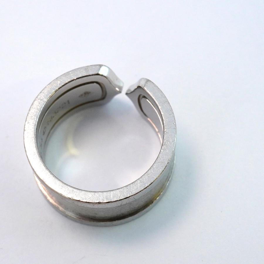 Cartier 【5jeb0695】カルティエ リング C2 K18WG ホワイトゴールド  