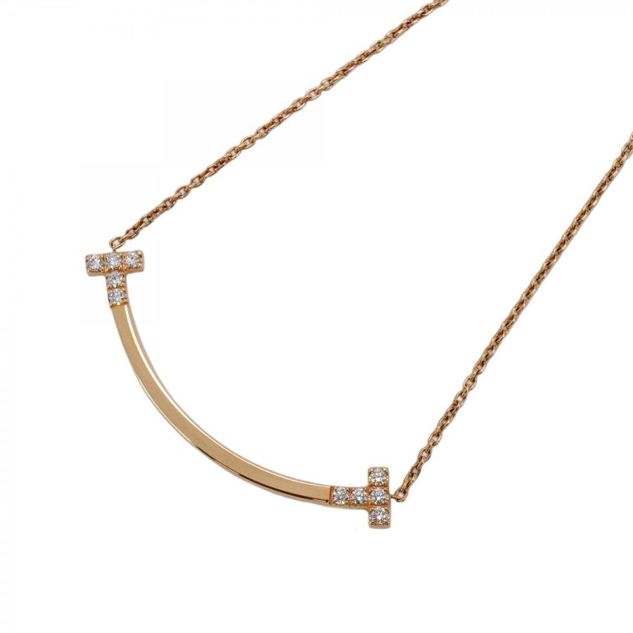 TIFFANY&Co. 【5jeb0703】ティファニー ネックレス Tスマイル  