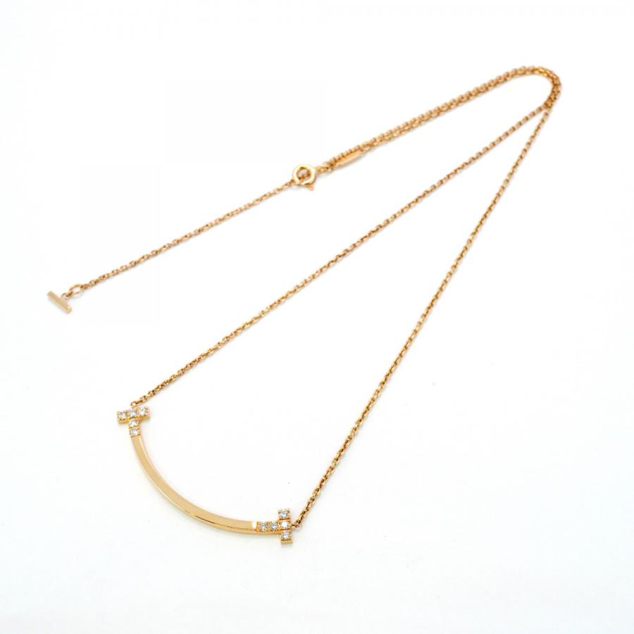 TIFFANY&Co. 【5jeb0703】ティファニー ネックレス Tスマイル  