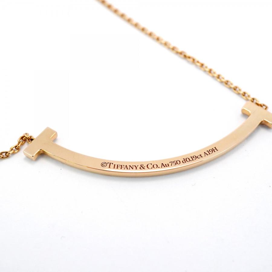 TIFFANY&Co. 【5jeb0703】ティファニー ネックレス Tスマイル  