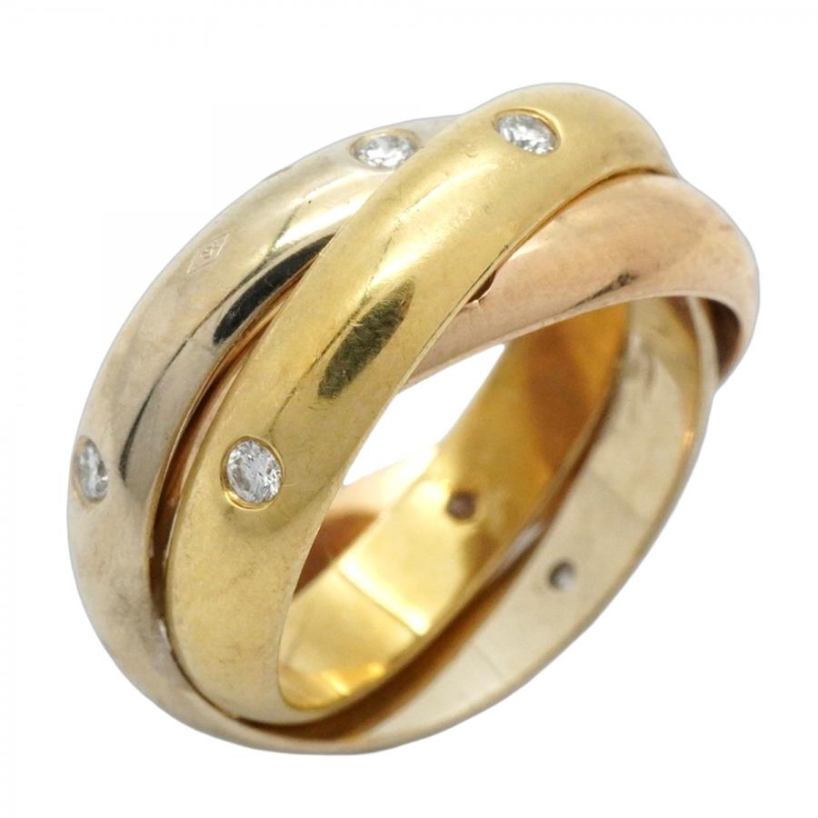 Cartier 【5jeb0704】カルティエ リング トリニティ K18YG イエロー  