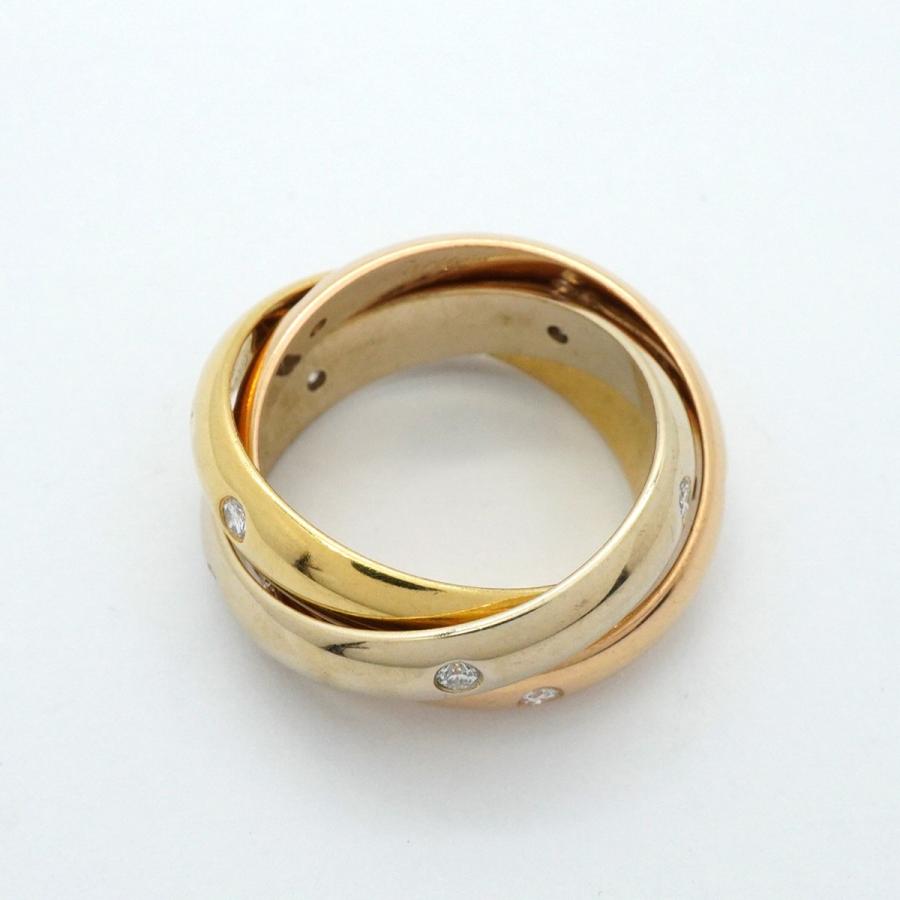 Cartier 【5jeb0704】カルティエ リング トリニティ K18YG イエロー  