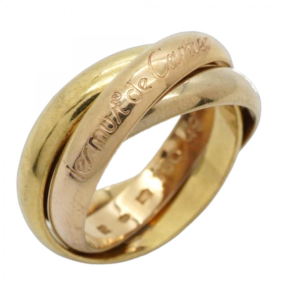 Cartier 【5jeb0706】カルティエ リング トリニティ K18YG イエロー  