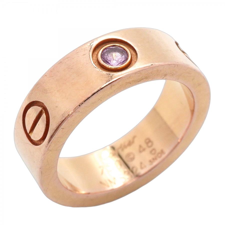 Cartier 【5jeb0709】カルティエ リング ラブ K18PG ピンクゴールド  