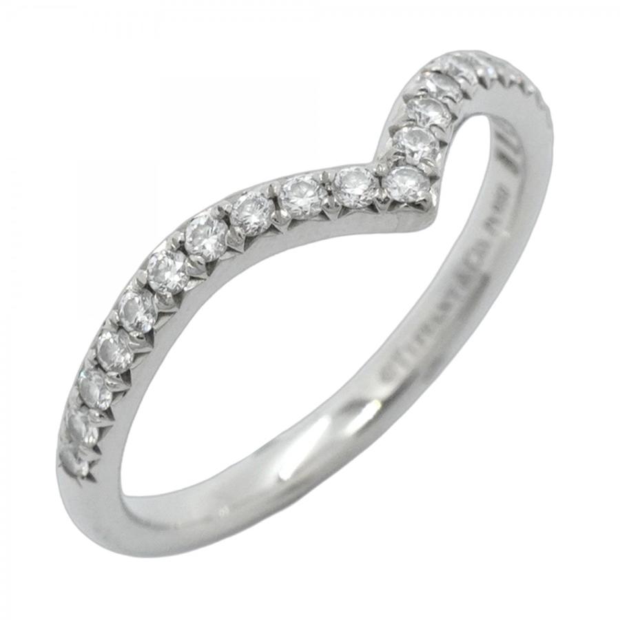 TIFFANY&Co. 【5jeb0710】ティファニー リング ソレストV Pt950  