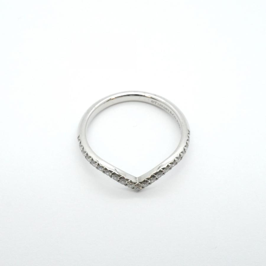 TIFFANY&Co. 【5jeb0710】ティファニー リング ソレストV Pt950  