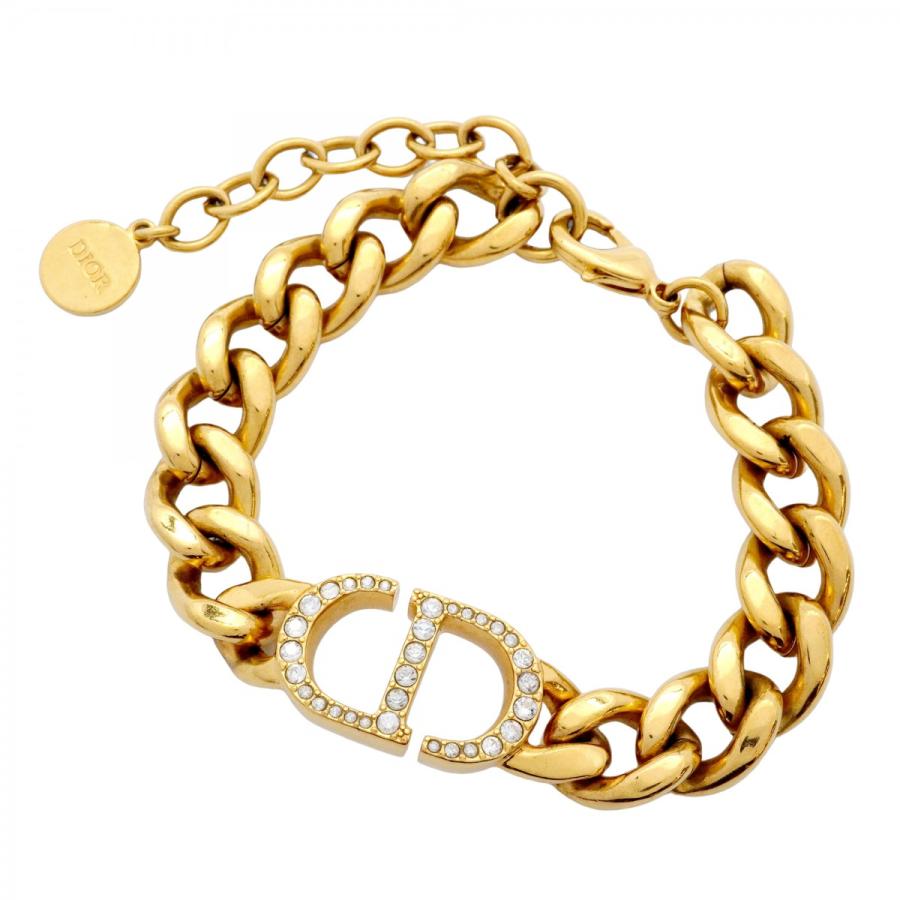 Christian Dior ロゴ チェーン ブレスレット CD ブレスレット