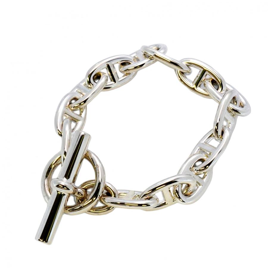 HERMES シェーヌダンクル GM 13コマブレスレット925